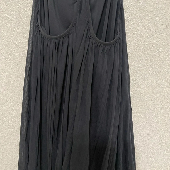 Abercrombie & Fitch Pleated Sleeveless A-Line Mini Dress Straps Black Size XS - Picture 10 of 13